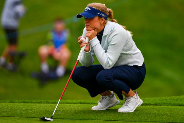 KPMG Women s Irish Open Kajsa Arwefjall (SWE) reads a putt during the KPMG Women s Irish Open at The K Club Hotel and Golf Club, Straffan, County Kildare, Ireland 30 08 2026 UK Newspapers OUT Copyright: xJohnxCrothersx FIL-23864-0002
