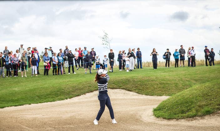 2026 KPMG Women s Irish Open, The K Club, Kildare 30 8 2026 Leona Maguire of Ireland on the 3rd hole Leona Maguire 30 8 2026  Copyright: xx ISS_1338