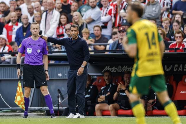 ROTTERDAM - Feyenoord coach Giovanni van Bronckhorst during the Dutch Eredivisie match between Feyenoord Rotterdam and ADO Den Haag at De Kuip stadium on August 30, 2026 in Rotterdam, the Netherlands. MAURICE VAN STEEN ANP Eredivisie 2026 27 xVIxANPxSportx xxANPxIVx 566594037 originalFilename: 566594037.jpg