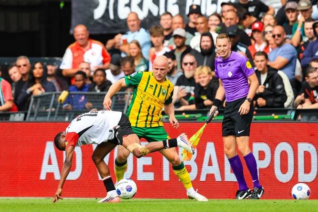 ROTTERDAM , 30-08-2026. Stadion de Kuip , season 2026 2027 , Dutch Eredivisie Football , match between Feyenoord and ADO Den Haag , picture shows, Evan Rottier Feyenoord - ADO  x206245045x Copyright: