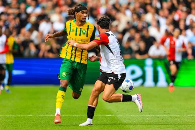 ROTTERDAM , 30-08-2026. Stadion de Kuip , season 2026 2027 , Dutch Eredivisie Football , match between Feyenoord and ADO Den Haag , picture shows, Yannick Eduardo Feyenoord - ADO  x206245053x Copyright: