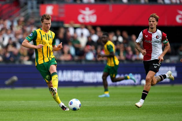 Eredivisie: Feyenoord Rotterdam v ADO Den Haag Rotterdam - Milan Hokke of ADO Den Haag during the fourth competition round of the 2026 2027 Eredivisie season. The match is set between Feyenoord Rotterdam and ADO Den Haag at De Kuip on 30 August 2026 in Rotterdam, The Netherlands. Copyright: xYannickxVerhoevenx