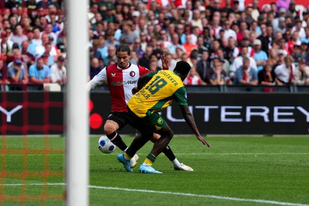 Eredivisie: Feyenoord Rotterdam v ADO Den Haag Rotterdam - Anis Hadj Moussa of Feyenoord Rotterdam during the fourth competition round of the 2026 2027 Eredivisie season. The match is set between Feyenoord Rotterdam and ADO Den Haag at De Kuip on 30 August 2026 in Rotterdam, The Netherlands. Copyright: xYannickxVerhoevenx