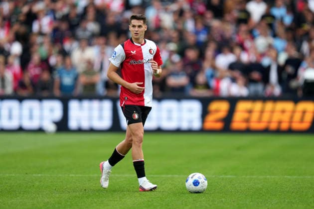 Eredivisie: Feyenoord Rotterdam v ADO Den Haag Rotterdam - Mika Marmol of Feyenoord Rotterdam during the fourth competition round of the 2026 2027 Eredivisie season. The match is set between Feyenoord Rotterdam and ADO Den Haag at De Kuip on 30 August 2026 in Rotterdam, The Netherlands. Copyright: xYannickxVerhoevenx