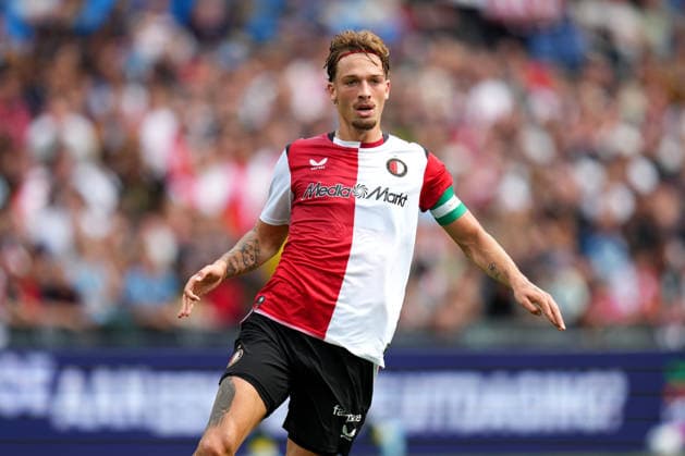 Eredivisie: Feyenoord Rotterdam v ADO Den Haag Rotterdam - Luciano Valente of Feyenoord Rotterdam during the fourth competition round of the 2026 2027 Eredivisie season. The match is set between Feyenoord Rotterdam and ADO Den Haag at De Kuip on 30 August 2026 in Rotterdam, The Netherlands. Copyright: xYannickxVerhoevenx