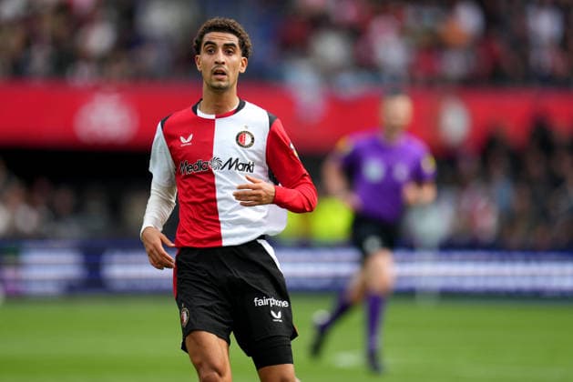 Eredivisie: Feyenoord Rotterdam v ADO Den Haag Rotterdam - Oussama Targhalline of Feyenoord Rotterdam looks on during the fourth competition round of the 2026 2027 Eredivisie season. The match is set between Feyenoord Rotterdam and ADO Den Haag at De Kuip on 30 August 2026 in Rotterdam, The Netherlands. (Hero Images Yannick Verhoeven) Copyright: xYannickxVerhoevenx