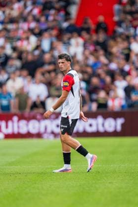 ROTTERDAM , 30-08-2026 , Stadium feijenoord De Kuip , season 2025 2026 , Dutch Eredivisie football , match between Feyenoord and ADO Den Haag , picture shows Feyenoord player Javi Lopez Feyenoord - ADO  x206245815x Copyright: