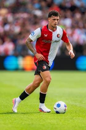 ROTTERDAM , 30-08-2026 , Stadium feijenoord De Kuip , season 2025 2026 , Dutch Eredivisie football , match between Feyenoord and ADO Den Haag , picture shows Feyenoord player Javi Lopez Feyenoord - ADO  x206245822x Copyright: