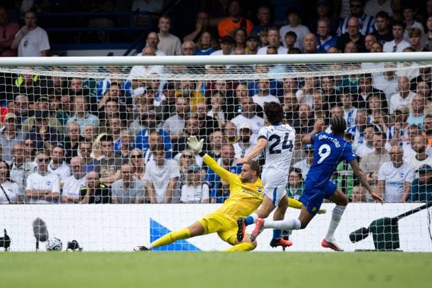 Joao Pedro of Chelsea scores 3-0 Chelsea v Brighton and Hove Albion, Premier League Football, Football, Stamford Bridge, London, UK - 30 Aug 2026London Stamford Bridge United Kingdom EDITORIAL USE ONLY No use with unauthorised audio, video, data, fixture lists, club league logos or live services. Online in-match use limited to 120 images, no video emulation. No use in betting, games or single club league player publications.  Copyright: xIanxTuttle Shutterstockx 17119079ai