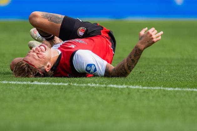ROTTERDAM , 30-08-2026 , Stadium feijenoord De Kuip , season 2025 2026 , Dutch Eredivisie football , match between Feyenoord and ADO Den Haag , picture shows Feyenoord player Luciano Valente Feyenoord - ADO  x206245847x Copyright: