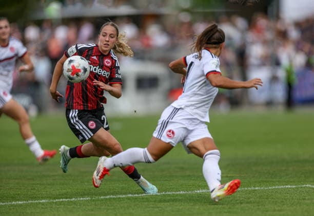 GER, Frankfurt, Eintracht Frankfurt vs 1. FC Nürnberg, Google Pixel Frauen Bundesliga, Fussball, DFB, Spielzeit 2026 2027, Stadion am Brentanobad, 2. Spieltag im Bild: Danique Tolhoek (Eintracht Frankfurt Frauen 22) DFB DFL REGULATIONS PROHIBIT ANY USE OF PHOTOGRAPHS AS IMAGE SEQUENCES AND OR QUASI-VIDEO, 30.08.2026 *** GER, Frankfurt, Eintracht Frankfurt vs. 1 FC Nürnberg, Google Pixel Women s Bundesliga, Soccer, DFB, 2026–2027 Season, Stadion am Brentanobad, Matchday 2 in pictures: Danique Tolhoek, Eintracht Frankfurt Women’s Team 22. DFB and DFL regulations prohibit any use of photographs as image sequences and or quasi-video. August 30, 2026 Copyright: HMBxMedia HendrikxHamelau