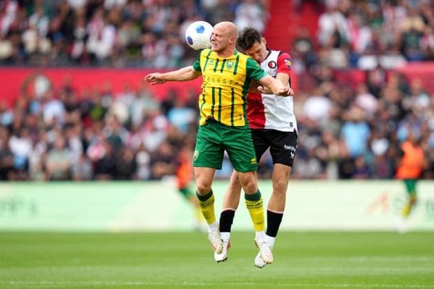 Eredivisie: Feyenoord Rotterdam v ADO Den Haag Rotterdam - Mika Marmol of Feyenoord Rotterdam during the fourth competition round of the 2026 2027 Eredivisie season. The match is set between Feyenoord Rotterdam and ADO Den Haag at De Kuip on 30 August 2026 in Rotterdam, The Netherlands. (Hero Images Danny de Groot) Copyright: xDannyxdexGrootx