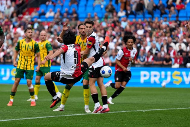 Eredivisie: Feyenoord Rotterdam v ADO Den Haag Rotterdam - Ayase Ueda of Feyenoord Rotterdam during the fourth competition round of the 2026 2027 Eredivisie season. The match is set between Feyenoord Rotterdam and ADO Den Haag at De Kuip on 30 August 2026 in Rotterdam, The Netherlands. Copyright: xYannickxVerhoevenx