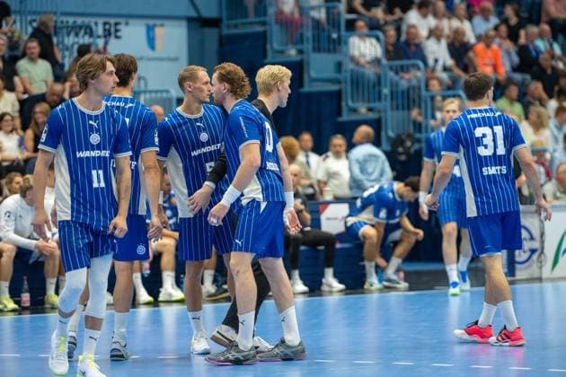 The team before the game: VfL Gummersbach vs. SC Magdeburg, Opel Handball Bundesliga, Men s Division, Matchday 1, August 30, 2026, Gummersbach, North Rhine-Westphalia, Germany Copyright: xkolbert-press MartinxWdziecznyx