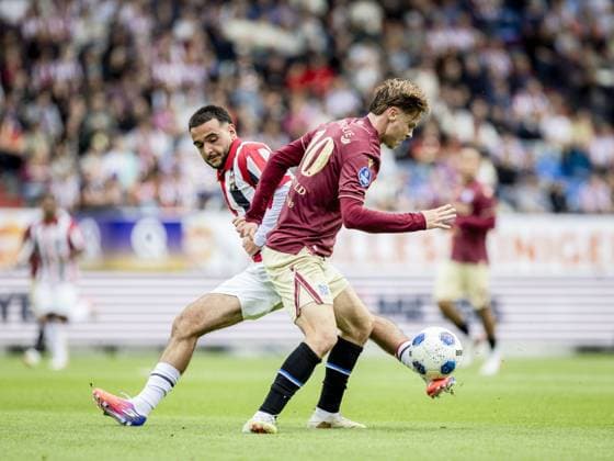 TILBURG - (lr) Eser Gürbüz of Willem II and Ringo Meerveld of SC Heerenveen during the Dutch Eredivisie match between Willem II and SC Heerenveen at the Koning Willem II Stadion on 30 August 2026 in Tilburg, the Netherlands. MORITZ MUELLER ANP 2026 27 Eredivisie xVIxANPxSportx xxANPxIVx 566598276 originalFilename: 566598276.jpg