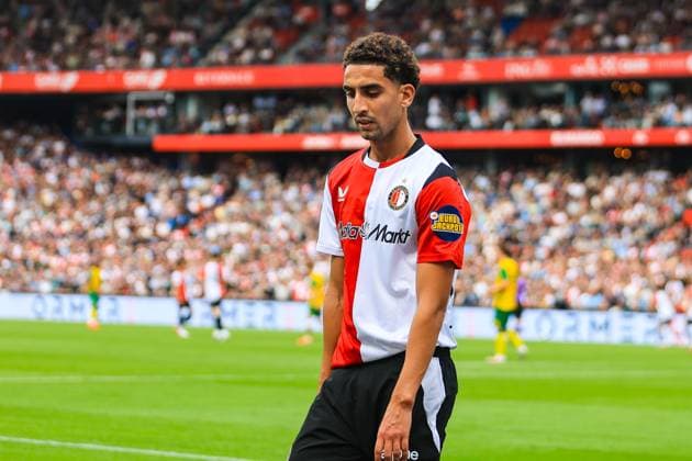 ROTTERDAM , 30-08-2026. Stadion de Kuip , season 2026 2027 , Dutch Eredivisie Football , match between Feyenoord and ADO Den Haag , picture shows, Oussama Targhalline Feyenoord - ADO  x206246625x Copyright: