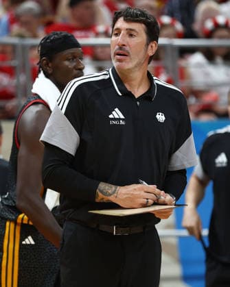 Poland v Germany: Group K - FIBA Basketball World Cup 2027 European Qualifier Alex Mumbru during the FIBA Basketball World Cup European Qualifier Group K match between Poland and Germany at Ergo Arena in Gdansk, Poland, on August 30, 2026. Gdansk Poland  Copyright: xPiotrxMatusewiczx originalFilename:matusewicz-polandvg260830_npmfH.jpg