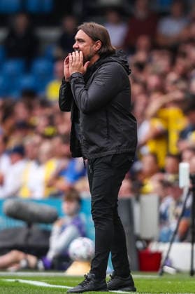 Leeds United v Brentford, Premier League Leeds United Manager Daniel Farke reacts during the Leeds United v Brentford Premier League match at Elland Road, Leeds, England on 30 August 2026 Credit: Lee Keuneke Every Second Media Editorial use only. All images are copyright Every Second Media Limited. No images may be reproduced without prior permission. All rights reserved. Premier League and Football League images are subject to licensing agreements with Football DataCo Limited. see https: www.football-dataco.com Copyright: xIMAGO EveryxSecondxMediax ESM-2124-0078 LeexKeunekex xEveryxSecondxMediax