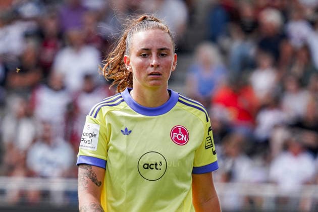 Deutschland: Fussball Saison 2026 2027 , Google Pixel Frauen-Bundesliga , 2. Spieltag , Eintracht Frankfurt Frauen vs. 1. FC Nürnberg Frauen - Stadion am Brentanobad (Frankfurt am Main) : Lourdes Romero (1. FC Nürnberg Frauen, 1) Portraitfoto, Portrait, Einzelaufnahme, Porträt, Mimik, Gesichtsausdruck Frankfurt am Main Stadion am Brentanobad Deutschland Germany *** Germany Soccer Season 2026–2027, Google Pixel Women s Bundesliga, Matchday 2, Eintracht Frankfurt Women vs. 1. FC Nürnberg Women, Stadion am Brentanobad, Frankfurt am Main, Lourdes Romero, 1. FC Nürnberg Women, 1 portrait photo, portrait, individual shot, facial expression, Frankfurt am Main, Stadion am Brentanobad, Germany Copyright: xBennetxLongx