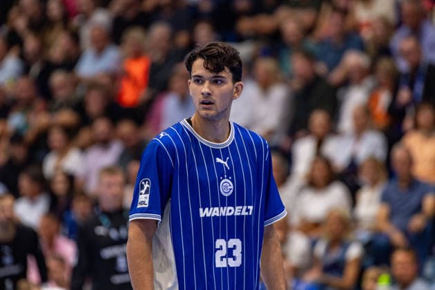 Opel Handball Bundesliga, VfL Gummersbach vs. SC Magdeburg, August 30, 2026 Nikola Roganovic VfL Gummersbach 23, Opel Handball Bundesliga, VfL Gummersbach vs. SC Magdeburg, August 30, 2026 Copyright: xBEAUTIFULxSPORTS Erlhofx