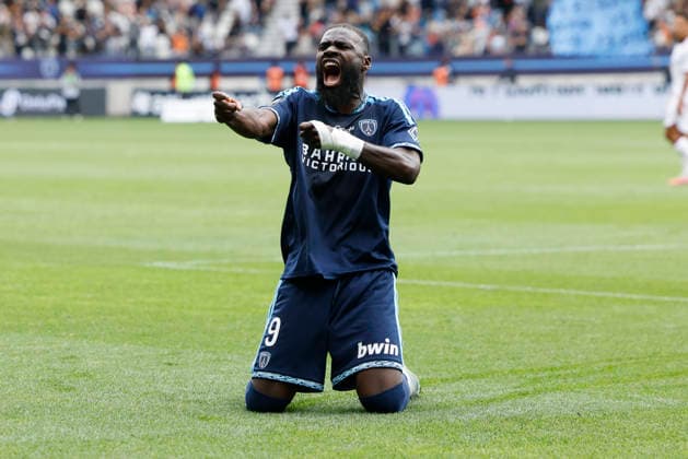 August 30, 2026, Paris, Paris, France: Lassine SINAYOKO of PARIS FC celebrates during League 1 McDonald s, Day 02 match between PFC and OGC NICE at Jean-Bouin stadium - on August 30 2026. Paris - France Paris France - ZUMAb253 20260830_zsp_b253_002 Copyright: xLoicxBaratouxx