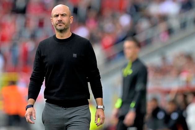 Royal Antwerp FC v Sint-Truidense VV - Jupiler Pro League DEURNE, BELGIUM - AUGUST 30 : De Meyer Frederic head coach of Sint-Truidense VV during the Jupiler Pro League match between Royal Antwerp FC and Sint-Truidense VV on August 30, 2026 in Deurne, Belgium, 30 08 2026 Deurne Belgium  Copyright: xSesx