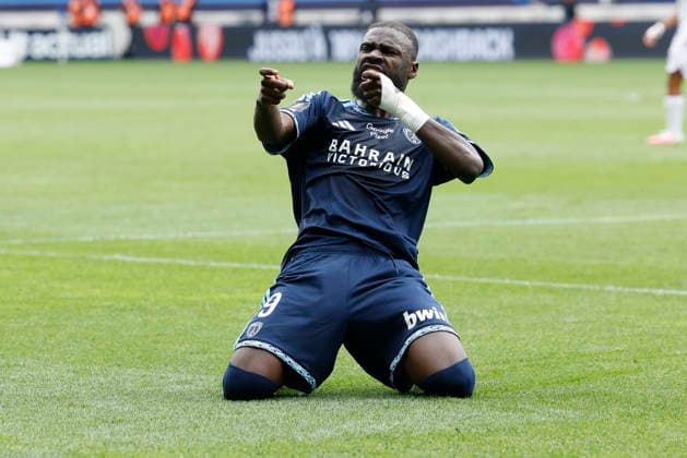 August 30, 2026, Paris, Paris, France: Lassine SINAYOKO of PARIS FC celebrates during League 1 McDonald s, Day 02 match between PFC and OGC NICE at Jean-Bouin stadium - on August 30 2026. Paris - France Soccer 2026, League 1 McDonaldÃ¢â‚¬â ¢S PFC Vs OGC NICE  - ZUMAb253 20260830_zsp_b253_004 Copyright: xLoicxBaratouxx