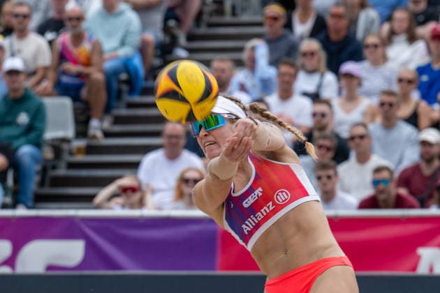 German Beach Championship German Beach Volleyball Championship Dortmund, Germany August 30, 2026 DORTMUND, GERMANY AUGUST 30 Melanie Paul Player 2, Eintracht Spontent during the German Beach Championship (German Beach Volleyball Championship) in Dortmund on August 30, 2026, in Dortmund, Germany Copyright: xBEAUTIFULxSPORTS PeterxWeberx