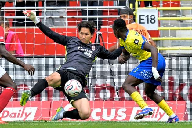 Royal Antwerp FC v Sint-Truidense VV - Jupiler Pro League DEURNE, BELGIUM - AUGUST 30 : Diouf Oumar forward of Sint-Truidense VV during the Jupiler Pro League match between Royal Antwerp FC and Sint-Truidense VV on August 30, 2026 in Deurne, Belgium, 30 08 2026 Deurne Belgium  Copyright: xSesx