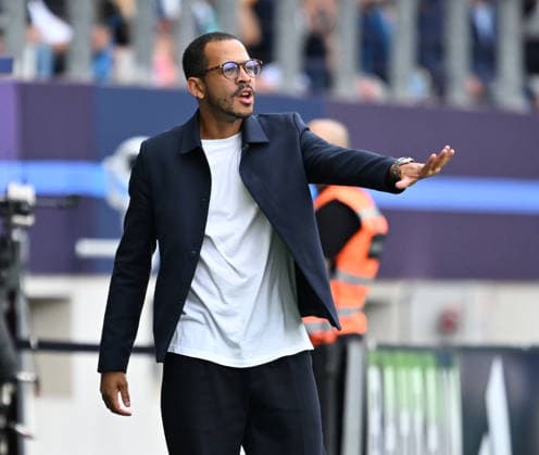 Paris FC v Nice - French Ligue 1 PARIS, FRANCE - AUGUST 30: Liam Rosenior, head coach of Paris FC reacts during the French L1 football match between Paris FC and OGC Nice at Stade Jean-Bouin in Paris, France on August 30, 2026. Mustafa Yalcin Anadolu Paris France. Editorial use only. Please get in touch for any other usage.  Copyright: x2026xAnadoluxMustafaxYalcinx