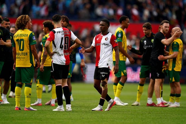 Eredivisie: Feyenoord Rotterdam v ADO Den Haag Rotterdam - Givairo Read of Feyenoord Rotterdam looks dejected during the fourth competition round of the 2026 2027 Eredivisie season. The match is set between Feyenoord Rotterdam and ADO Den Haag at De Kuip on 30 August 2026 in Rotterdam, The Netherlands. (Hero Images Danny de Groot) Copyright: xDannyxdexGrootx
