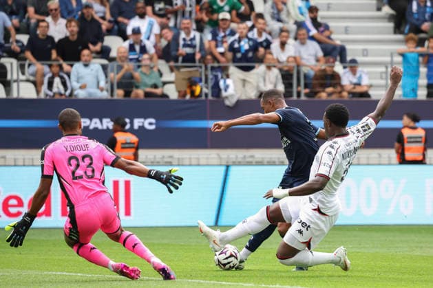 FOOTBALL : Paris FC Vs OGC Nice - Ligue 1 - 30 08 2026 But de Samir Chergui (Paris FC) ParisFrance  Copyright: xMichaelxBaucherx