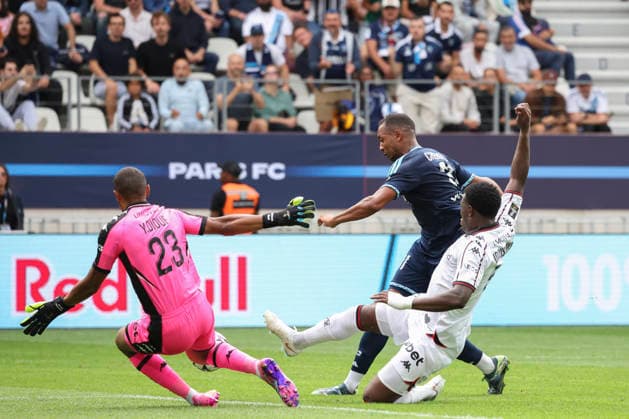 FOOTBALL : Paris FC Vs OGC Nice - Ligue 1 - 30 08 2026 But de Samir Chergui (Paris FC) ParisFrance  Copyright: xMichaelxBaucherx