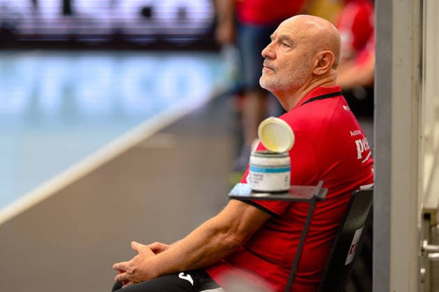 Herbert Mueller, Thueringer HC, Coach (GER), Thueringer HC vs. Buxtehuder SV, Handball, Alsco Women s Handball Bundesliga, 2026–2027 Season, Matchday 1, Sunday, 3:00 p.m., August 30, 2026, GER, Thueringer HC vs. Buxtehuder SV, Handball, Alsco Women’s Handball Bundesliga, 2026–2027 season, Matchday 1, Sunday, 3:00 p.m., August 30, 2026, Bad Langensalza Copyright: xMartinxHerbstx