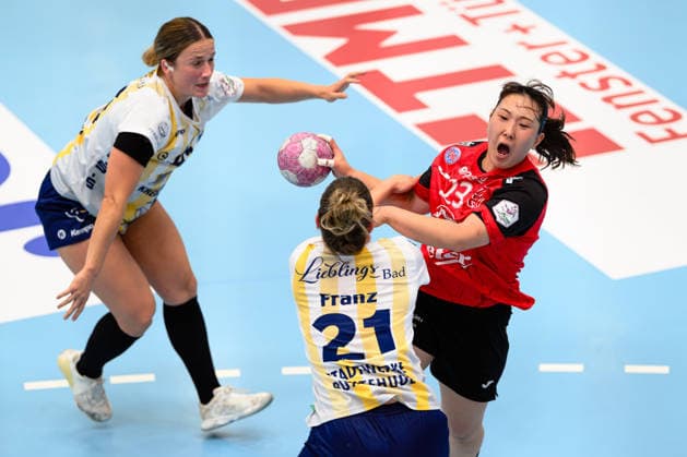 Nele Franz, Buxtehuder SV, 21; Natsuki Aizawa, Thuringer HC, 23 (GER); Thuringer HC vs. Buxtehuder SV, Handball, Alsco Women s Handball Bundesliga, 2026–2027 season, Matchday 1, Sunday, 3:00 p.m., August 30, 2026 GER, Thuringer HC vs. Buxtehuder SV, Handball, Alsco Women’s Handball Bundesliga, 2026–2027 Season, Matchday 1, Sunday, 3:00 p.m., August 30, 2026, Bad Langensalza Copyright: xMartinxHerbstx