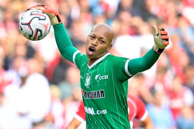 Royal Antwerp FC v Sint-Truidense VV - Jupiler Pro League DEURNE, BELGIUM - AUGUST 30 : Kokubo Leo Brian goalkeeper of Sint-Truidense VV during the Jupiler Pro League match between Royal Antwerp FC and Sint-Truidense VV on August 30, 2026 in Deurne, Belgium, 30 08 2026 Deurne Belgium  Copyright: xSesx