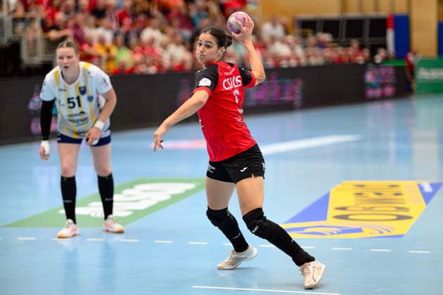 Luca Csikos, Thueringer HC, 05 GER, Thueringer HC vs. Buxtehuder SV, Handball, Alsco Women s Handball Bundesliga, 2026–2027 Season, Matchday 1, Sunday, 3:00 p.m., August 30, 2026 GER, Thuringer HC vs. Buxtehuder SV, Handball, Alsco Women’s Handball Bundesliga, 2026–2027 season, Matchday 1, Sunday, 3:00 p.m., August 30, 2026, Bad Langensalza Copyright: xMartinxHerbstx