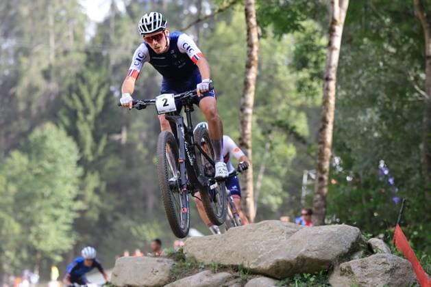 Mountain Bike Cycling World Championships UCI 2026 Pierre Teyssot MAXPPP ; Mountain Bike Cycling World Championships UCI 2026 in Commezzadura on August 30, 2026. XCO Men Cross Country Olympic Race, in action Luca Martin (FRA) Pierre Teyssot Maxppp Commezzadura Trentino Italy  Copyright: xMAXPPPxPierrexTeyssotx TEY62907 TEY62907