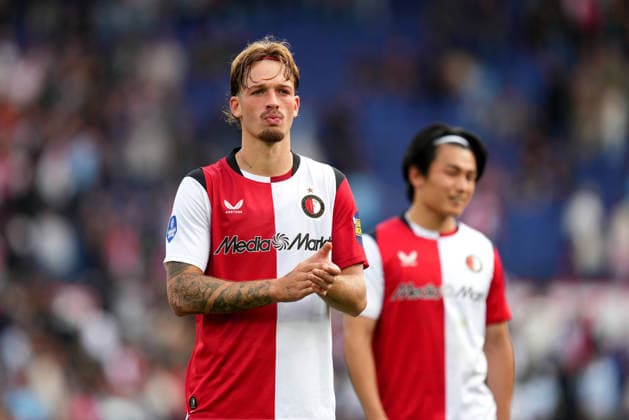 Eredivisie: Feyenoord Rotterdam v ADO Den Haag Rotterdam - Luciano Valente of Feyenoord Rotterdam looks dejected during the fourth competition round of the 2026 2027 Eredivisie season. The match is set between Feyenoord Rotterdam and ADO Den Haag at De Kuip on 30 August 2026 in Rotterdam, The Netherlands. (Hero Images Yannick Verhoeven) Copyright: xYannickxVerhoevenx