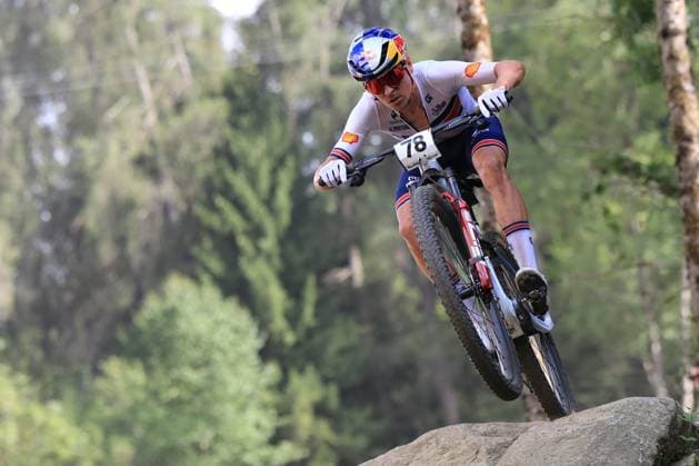 Mountain Bike Cycling World Championships UCI 2026 Pierre Teyssot MAXPPP ; Mountain Bike Cycling World Championships UCI 2026 in Commezzadura on August 30, 2026. XCO Men Cross Country Olympic Race, in action Thomas Pidcock (GBR) Pierre Teyssot Maxppp Commezzadura Trentino Italy  Copyright: xMAXPPPxPierrexTeyssotx TEY62920 TEY62920