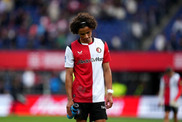 Eredivisie: Feyenoord Rotterdam v ADO Den Haag Rotterdam - Gjivai Zechiel of Feyenoord Rotterdam looks dejected during the fourth competition round of the 2026 2027 Eredivisie season. The match is set between Feyenoord Rotterdam and ADO Den Haag at De Kuip on 30 August 2026 in Rotterdam, The Netherlands. (Hero Images Yannick Verhoeven) Copyright: xYannickxVerhoevenx