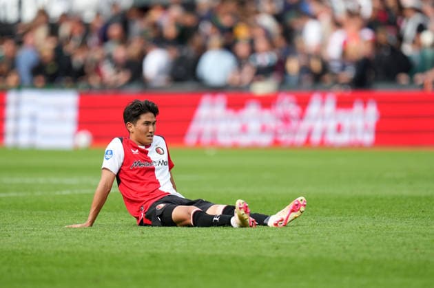 Eredivisie: Feyenoord Rotterdam v ADO Den Haag Rotterdam - Tsuyoshi Watanabe of Feyenoord Rotterdam looks dejected during the fourth competition round of the 2026 2027 Eredivisie season. The match is set between Feyenoord Rotterdam and ADO Den Haag at De Kuip on 30 August 2026 in Rotterdam, The Netherlands. (Hero Images Yannick Verhoeven) Copyright: xYannickxVerhoevenx