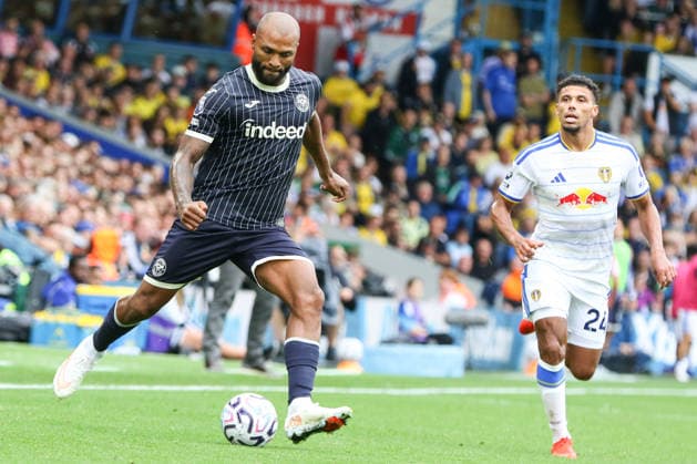 LEEDS, ENGLAND - AUGUST 30: Igor Thiago of Brentford controls the ball during the Premier League match between Leeds United and Brentford at Elland Road on August 30, 2026 in Leeds, England. Copyright: xSeanxChandlerx xSPPx Sportspressphoto_SPR219717
