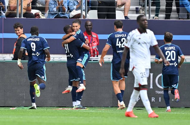 Paris FC v Nice - French Ligue 1 PARIS, FRANCE - AUGUST 30: Players of Paris FC celebrate after score during the French L1 football match between Paris FC and OGC Nice at Stade Jean-Bouin in Paris, France on August 30, 2026. Mustafa Yalcin Anadolu Paris France. Editorial use only. Please get in touch for any other usage.  Copyright: x2026xAnadoluxMustafaxYalcinx