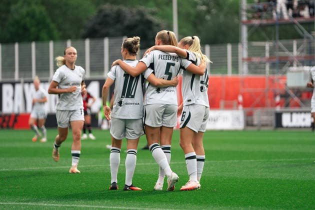 Leverkusen, Germany August 30th 2026: Ella Peddemors of VfL Wolfsburg during the Google Pixel Frauen Bundesliga game between Bayer 04 Leverkusen and VfL Wolfsburg at Ulrich - Haberland Stadium in Leverkusen, Germany (Leonie Kiehl SPP)  Copyright: xLeoniexKiehlx xSPPx spp-en-LeKiSp-SPP26_Leonie_20032026-1-3