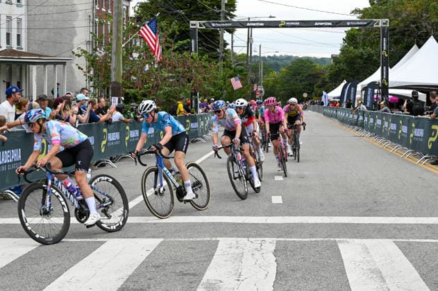 August 30, 2026, Philadelphia, Pennsylvania, United States: Women cyclist tackle the famed Manayunk Wall during the course of the Philadelphia Cycling Classic in Philadelphia PA Philadelphia Cycling Classic 2026  - ZUMArf1_ 20260830_zaf_rf1_019 Copyright: xRickyxFitchettx