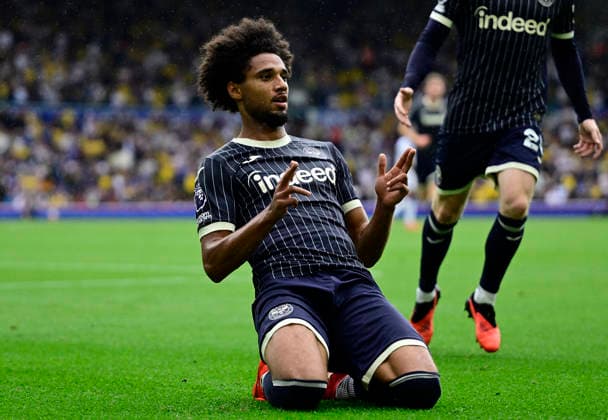 Leeds United v Brentford Premier League Brentford s Kevin Schade celebrates after scoring his sides first goal during the Premier League match at Elland Road, Leeds 30 08 2026 UK Newspapers OUT Copyright: xChrisxNuttonx FIL-23862-0046