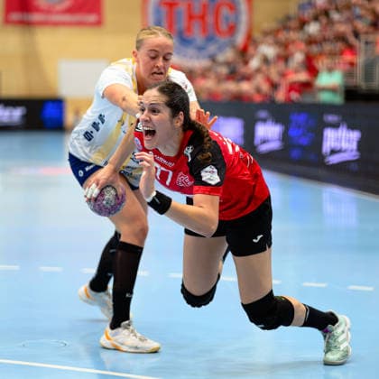 Kelly de Abreu Rosa, Thueringer HC, 77; Enna Oberlaender, Buxtehuder SV, 17 (GER); Thueringer HC vs. Buxtehuder SV, Handball, Alsco Women s Handball Bundesliga, 2026–2027 Season, Matchday 1, Sunday, 3:00 p.m., August 30, 2026 GER, Thueringer HC vs. Buxtehuder SV, Handball, Alsco Women’s Handball Bundesliga, 2026–2027 season, Matchday 1, Sunday, 3:00 p.m., August 30, 2026, Bad Langensalza Copyright: xMartinxHerbstx