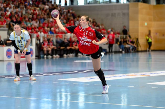 Levke Kretschmann, Thüringer HC, 17 GER, Thüringer HC vs. Buxtehuder SV, Handball, Alsco Women s Handball Bundesliga, 2026–2027 Season, Matchday 1, Sunday, 3:00 p.m., August 30, 2026 GER, Thuringer HC vs. Buxtehuder SV, Handball, Alsco Women s Handball Bundesliga, 2026–2027 season, Matchday 1, Sunday, 3:00 p.m., August 30, 2026, Bad Langensalza Copyright: xMartinxHerbstx