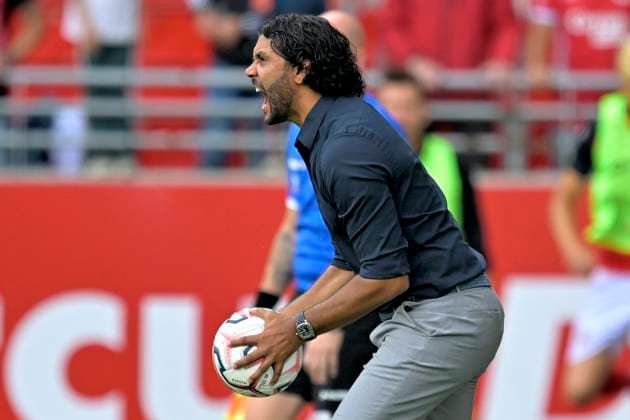 Royal Antwerp FC v Sint-Truidense VV - Jupiler Pro League DEURNE, BELGIUM - AUGUST 30 : Compper Marvin head coach of Royal Antwerp FC during the Jupiler Pro League match between Royal Antwerp FC and Sint-Truidense VV on August 30, 2026 in Deurne, Belgium, 30 08 2026 Deurne Belgium  Copyright: xSesx